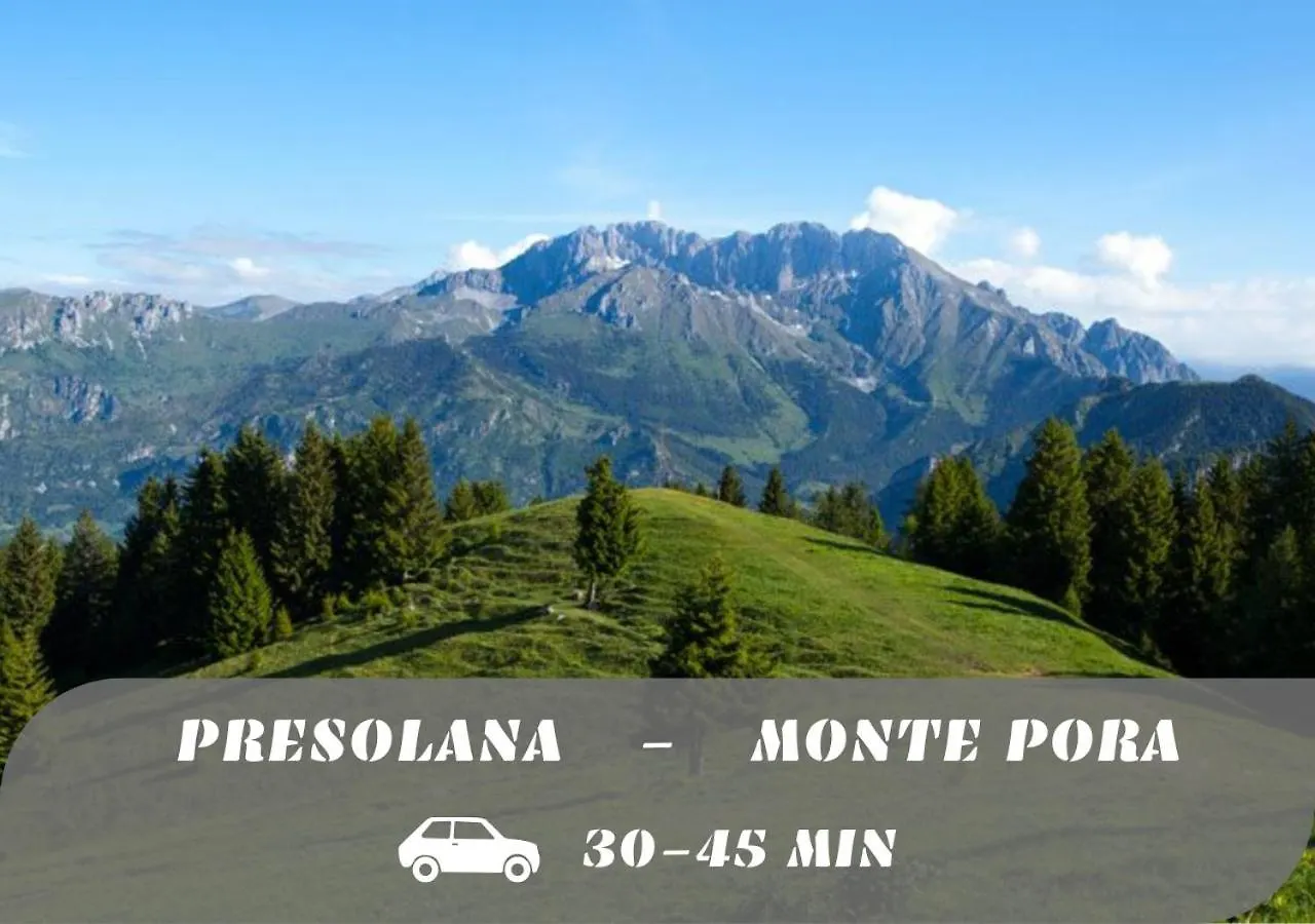 Valseriana Skyline Panoramic View Bg Mountain Vertova 0*,  Italie
